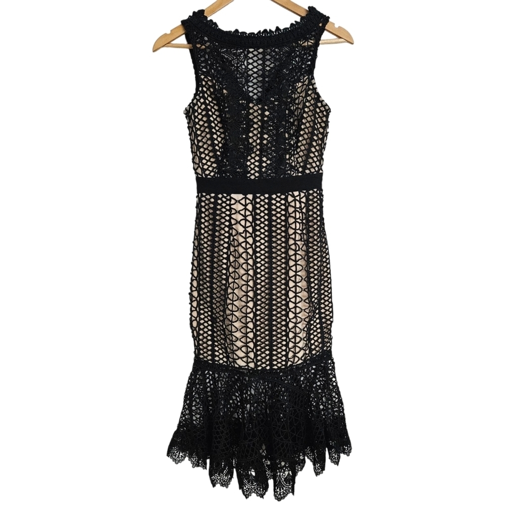 Endless Rose‎ formal midi illusion mermaid dress